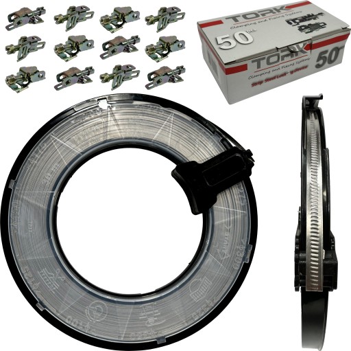 ЛЕНТА TORK СТАЛЬНАЯ 30м, НЕРЖАВЕЮЩАЯ, W2 9x0,6мм РЕЗНЫЕ ЛЕНТЫ + ЗАМКИ 50 шт.