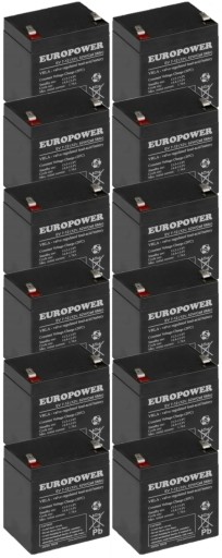 АККУМУЛЯТОРЫ TBC14 КОМПЛЕКТ АККУМУЛЯТОРОВ ДЛЯ ИБП APC EATON POWERWALKER 12x EV 7-12