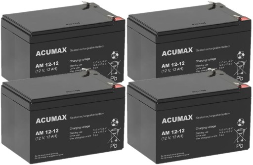 TBC44 АККУМУЛЯТОРЫ КОМПЛЕКТ АККУМУЛЯТОРОВ ДЛЯ ИБП APC EATON POWERWALKER 4x AM 12-12