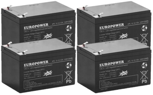 TBC44 АККУМУЛЯТОРЫ ИБП АККУМУЛЯТОРНЫЙ КОМПЛЕКТ APC EATON POWERWALKER 4x EPL 12-12
