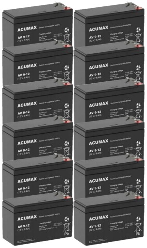 TBC49 АККУМУЛЯТОРЫ КОМПЛЕКТ АККУМУЛЯТОРОВ ДЛЯ ИБП APC EATON POWERWALKER 12x AV 9-12