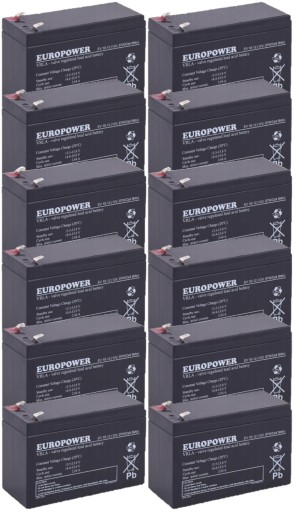 TBC49 АККУМУЛЯТОРЫ КОМПЛЕКТ АККУМУЛЯТОРОВ ДЛЯ ИБП APC EATON POWERWALKER 12x EV 10-12