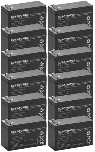 TBC49 АККУМУЛЯТОРЫ КОМПЛЕКТ АККУМУЛЯТОРОВ ДЛЯ ИБП APC EATON POWERWALKER 12x EV 9-12