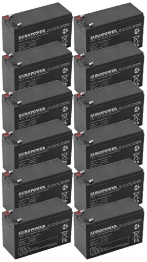 TBC49 АККУМУЛЯТОРЫ ИБП АККУМУЛЯТОРНЫЙ КОМПЛЕКТ APC EATON POWERWALKER 12x EP 7.2-12