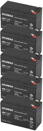АККУМУЛЯТОРЫ TBC5 КОМПЛЕКТ АККУМУЛЯТОРОВ ДЛЯ ИБП APC EATON POWERWALKER 5x AML 7-12