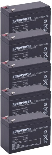 АККУМУЛЯТОРЫ TBC5 КОМПЛЕКТ АККУМУЛЯТОРОВ ДЛЯ ИБП APC EATON POWERWALKER 5x EV 10-12