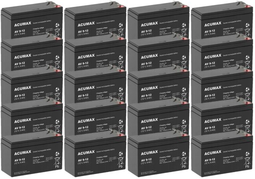 АККУМУЛЯТОРЫ TBC50 КОМПЛЕКТ АККУМУЛЯТОРОВ ДЛЯ ИБП APC EATON POWERWALKER 20x AV 9-12