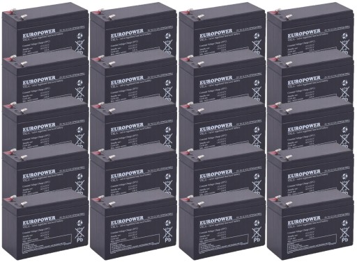 АККУМУЛЯТОРЫ TBC50 КОМПЛЕКТ АККУМУЛЯТОРОВ ДЛЯ ИБП APC EATON POWERWALKER 20x EV 10-12