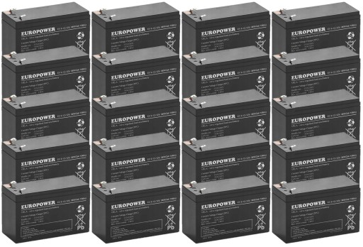 АККУМУЛЯТОРЫ TBC50 КОМПЛЕКТ АККУМУЛЯТОРОВ ДЛЯ ИБП APC EATON POWERWALKER 20x EV 9-12