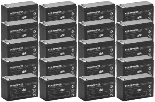 БАТАРЕИ TBC50 КОМПЛЕКТ БАТАРЕИ ИБП APC EATON POWERWALKER 20x EPL 7.2-12