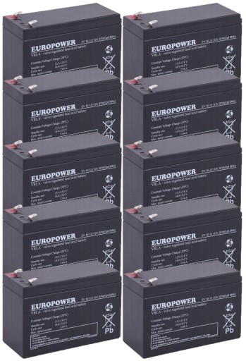 АККУМУЛЯТОРЫ TBC7 КОМПЛЕКТ АККУМУЛЯТОРОВ ДЛЯ ИБП APC EATON POWERWALKER 10x EV 10-12