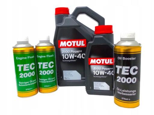 TEC 2000 Oil Booster EFx2 MOTUL 2100 Power+ 10w40