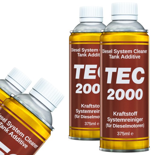 TEC2000 DIESEL FUEL ENHANCER Защищает Очищает Консервирует Набор из 2 шт.