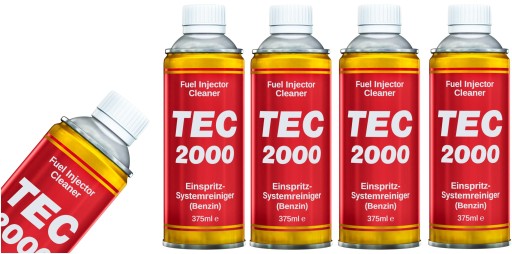 TEC2000 бензиновый инжектор топлива инжектор очиститель комплект 4x375ml