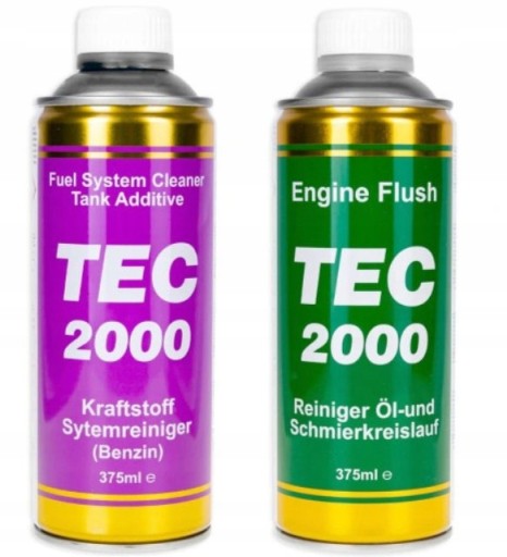 НАБОР ОЧИСТИТЕЛЯ ТОПЛИВНОЙ СИСТЕМЫ TEC2000 ДЛЯ БЕНЗИНА 375