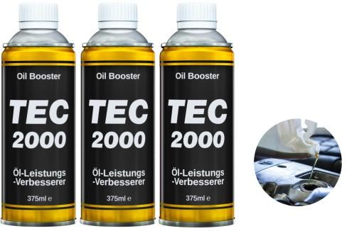 TEC2000 OIL BOOSTER очищает, снижает расход масла, консервирует, упаковка из 3 шт.