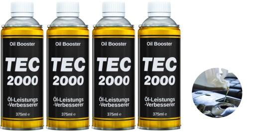 TEC2000 OIL BOOSTER очищает, снижает расход масла, консервирует, упаковка из 4 шт.