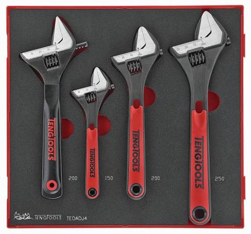 НАБІР РОЗВІДНИХ КЛЮЧІВ TENG TOOLS TEDADJ4 4 шт.