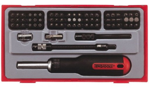 TENG TOOLS TTMD74 набор битов для наконечников 74 шт.