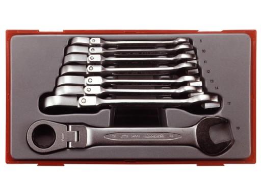 КЛЮЧИ ОТКРЫТЫЕ КЛЮЧИ С ТРЕЩОТКОЙ TENGTOOLS TT6508RF 8PC 131900102