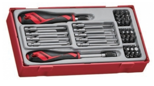 TENGTOOLS НАБІР НАКОНЕЧНИКІВ І ВИКРУТОК 38 ЕЛЕМЕНТІВ