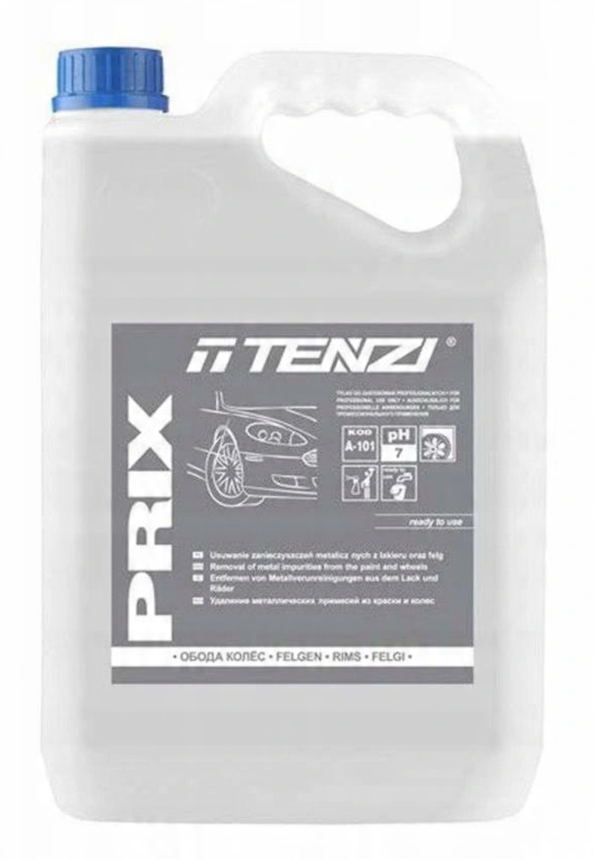 TENZI PRIX 5L УДАЛЯЕТ ГРЯЗЬ С ДИСКОВ-КРОВАВЫЙ ОБОД