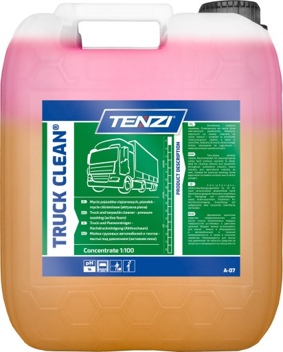 Tenzi TRUCK CLEAN Активная пена для мойки автомобилей двигателя брезента грузовика 5L