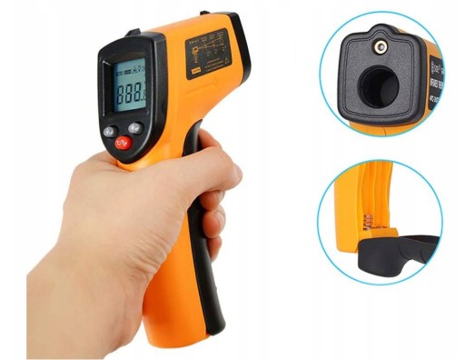 Бесконтактный лазерный термометр -50 + 380 ° C