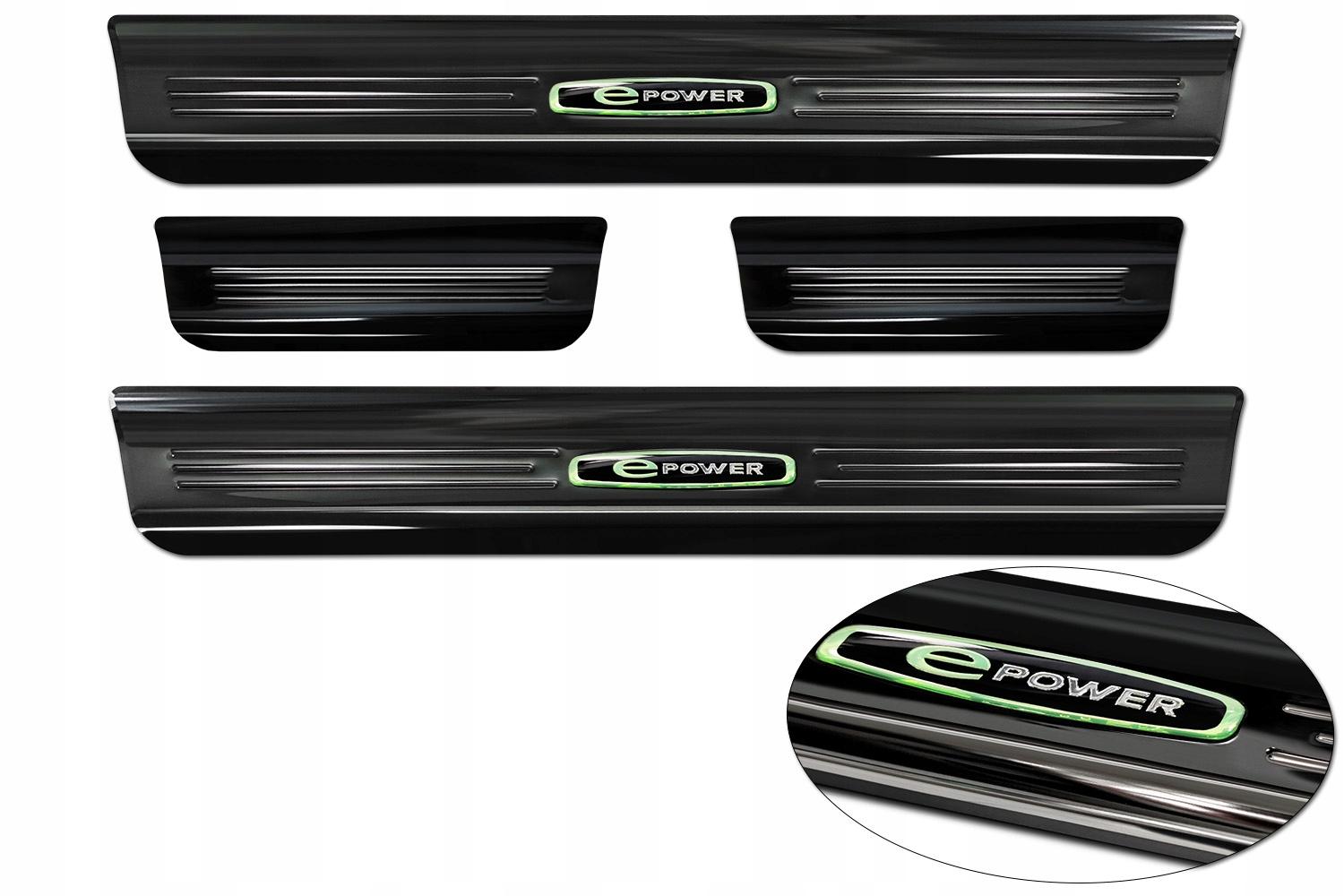 TESLA MODEL S накладки на пороги liftback