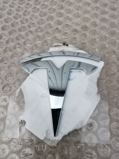 TESLA S 12-16 ЗНАК ЭМБЛЕМА ЛОГОТИП СЕТКА ПЕРЕДНЯЯ ЧАСТЬ 1017442-00-B