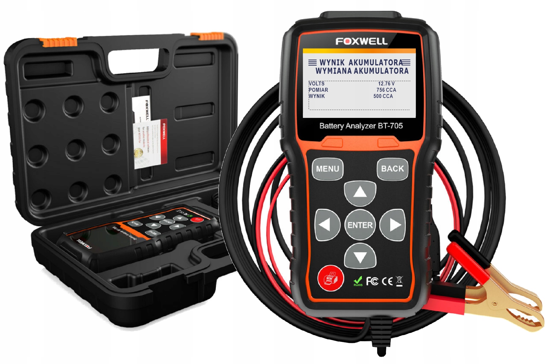 FOXWELL BT-715 J тестер батареи польский
