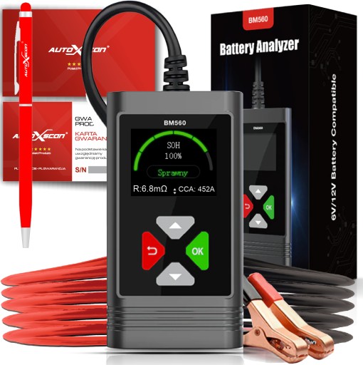 АКУМУЛЯТОР ТЕСТЕР БАТАРЕЇ ПОЛЬСЬКА МОВА PRO-TEST