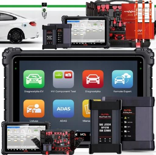 ДИАГНОСТИЧЕСКИЙ ТЕСТЕР AUTEL MaxiSYS MS909 EV+ЭЛЕКТРОМОБИЛИ EVDiag