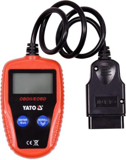 ДИАГНОСТИЧЕСКИЙ ТЕСТЕР YATO OBD/EOBD