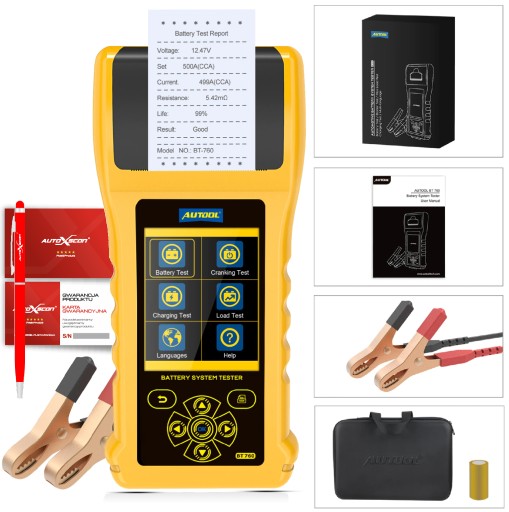ТЕСТЕР ДЛЯ АКУМУЛЯТОРНИХ БАТАРЕЙ 12V24V AUTOOL BT760