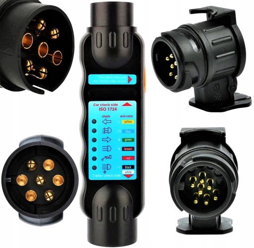 КРЮК ДЛЯ ТЕСТЕРА ПРИЦЕПНЫХ ШТЕКРОВ 7 13-КОНТАКТНЫЙ AMIO