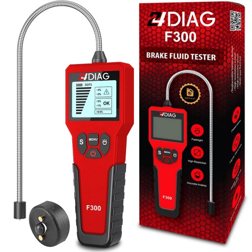 ТЕСТЕР ТОРМОЗНОЙ ЖИДКОСТИ ЦИФРОВОЙ ЖК-ДИСПЛЕЙ DOT 3 4 5 С ЗОНДОМ УНИВЕРСАЛЬНЫЙ