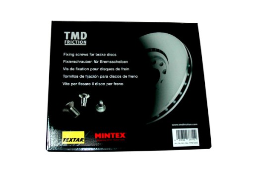 TEXTAR БОЛТ КРЕПЛЕНИЯ ТОРМОЗНОГО ДИСКА ПЕРЕДНИЙ ЗАДНИЙ M10X1. 25X19 4 AUDI
