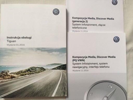 Tiguan Керівництво по експлуатації VW orginal 2016 + nawi RU