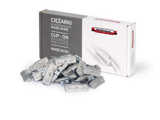 TIP TPALU-030 ГРУЗИЛО (KPL 100 ШТ) СВИНЦЕВЕ БЕЗ ПОКРИТТЯ ДЛЯ АЛЮМІНІЄВИХ ДИСКІВ