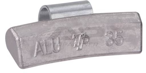 TIPTOPOL ГРУЗИЛО (KPL 100 ШТ) СВИНЦЕВЕ БЕЗ ПОКРИТТЯ ДЛЯ ЛЕГКОСПЛАВНИХ ДИСКІВ