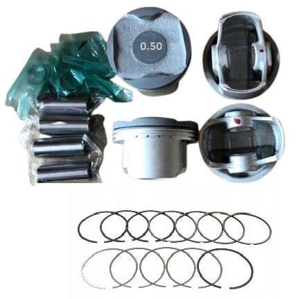 MIPPIS212 - ПОРШНИ В КОМПЛЕКТЕ TOYOTA AURIS COROLLA 1.6 VVTI 1ZRFE 1ZR-FE 0.50
