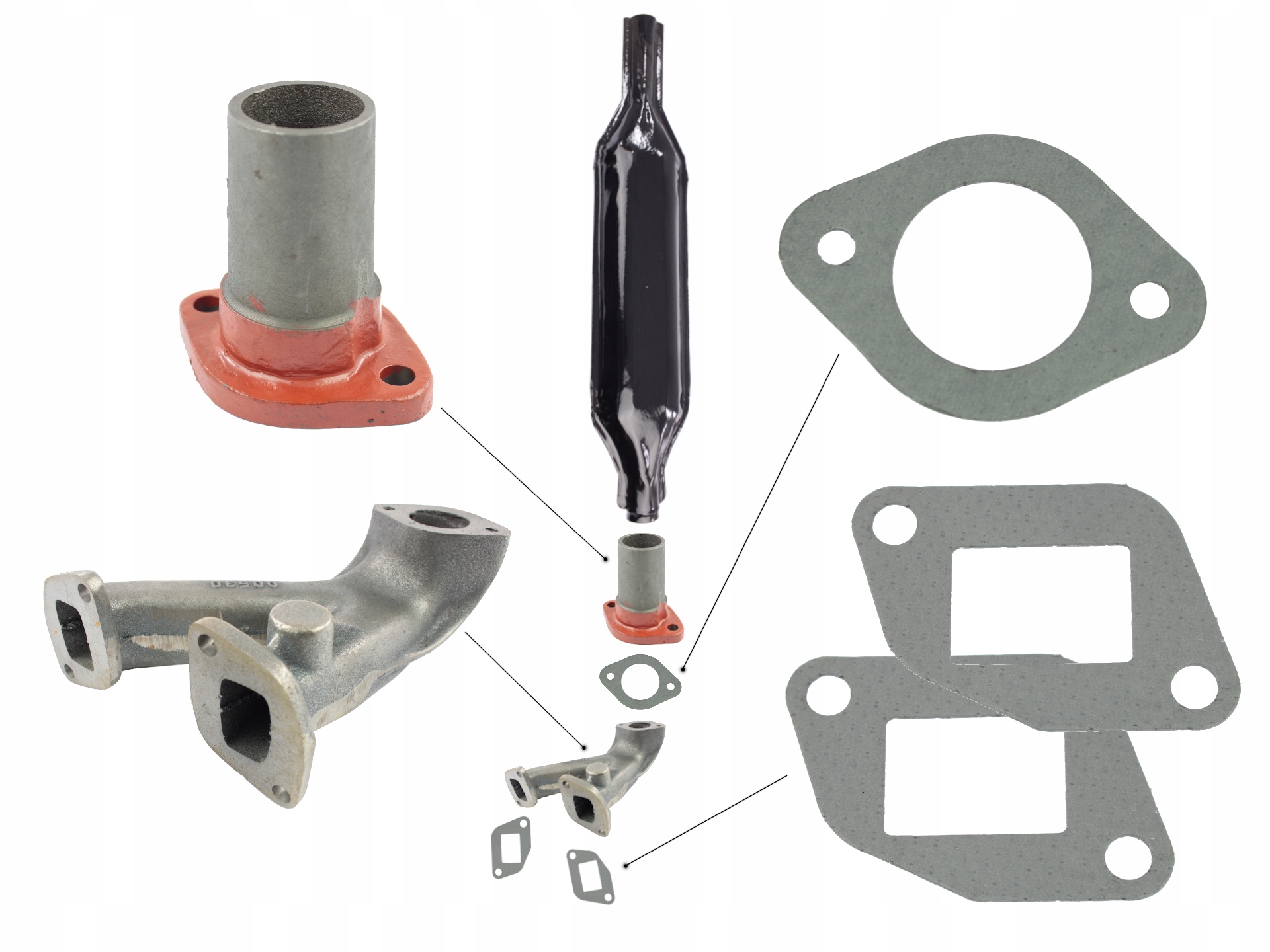 000279 - ГЛУШИТЕЛЬ C-330 ПОЛНЫЙ ВЫХЛОП URSUS C-330