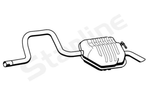 20.22.400 - ГЛУШНИК FORD MONTEO 1,6 І 93-КІНЕЦЬ ШТ STARLINE