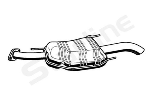 32.15.400 - ЗАДНІЙ ГЛУШНИК OPEL ASTRA G 2.0 DI (04/98 -) HTB ШТ STARLINE