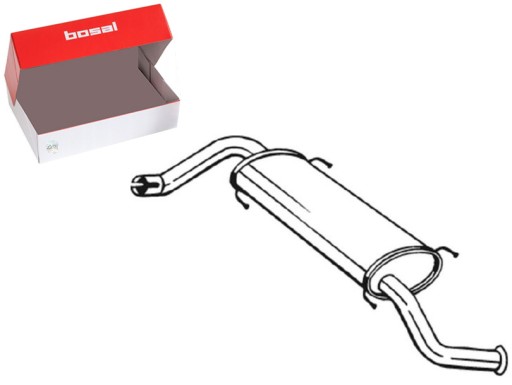 ЗАДНИЙ ГЛУШИТЕЛЬ CITROEN JUMPER FIAT DUCATO PEUGEOT