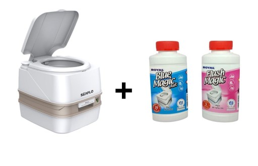 2913412 - Туристичний хімічний туалет портативний 12л безкоштовно стартовий набір 250мл