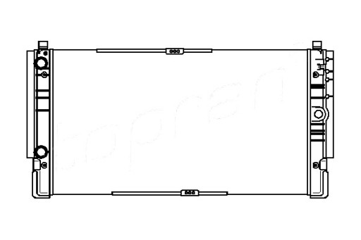 113 326/ZAW - РАДИАТОР TOPRAN VW T4 2.4 2.5D 90-
