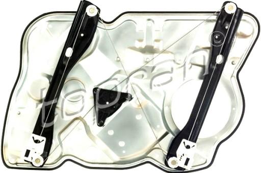 114 649 - РЕГУЛЯТОР ОКНА TOPRAN ПЕРЕДНИЙ L SKODA OCTAVIA II 04.02-06.13