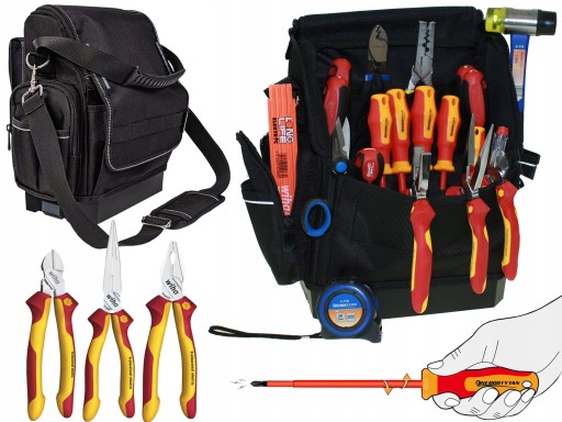 СУМКА ДЛЯ ЕЛЕКТРОІНСТРУМЕНТІВ 20 ЕЛЕМЕНТІВ WIHA MILWAUKEE ENERGOTYTAN 330X350X220